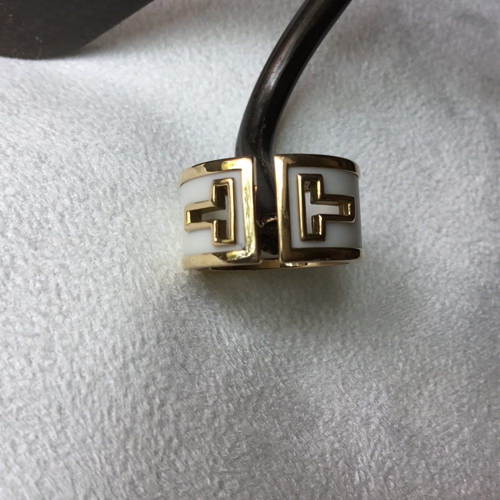 Tiffany T 18k White Ceramic Ring